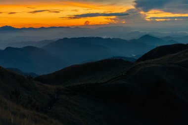 Dağ Pulag, Dağ Eyaleti, Filipinler. Yüksek kalite fotoğraf