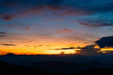 Dağ Pulag, Dağ Eyaleti, Filipinler. Yüksek kalite fotoğraf