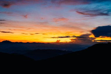 Dağ Pulag, Dağ Eyaleti, Filipinler. Yüksek kalite fotoğraf