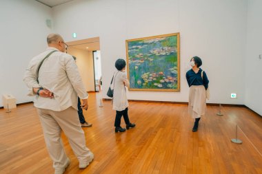 Tokyo, Japonya - 2 Ağustos 2025 Ulusal Batı Sanatları Müzesi. Yüksek kalite fotoğraf