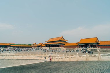 Pekin, Çin - 2 Mayıs 2025 Yasak Şehir Kuzey Kapısı. Yüksek kalite fotoğraf