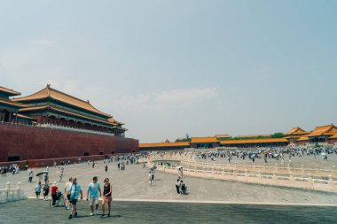 Pekin, Çin - 2 Mayıs 2025 Yasak Şehir Kuzey Kapısı. Yüksek kalite fotoğraf