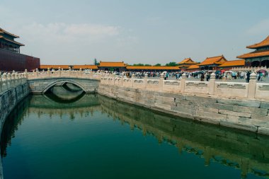Pekin, Çin - 2 Mayıs 2025 Yasak Şehir Kuzey Kapısı. Yüksek kalite fotoğraf