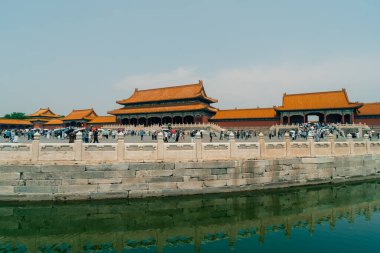 Pekin, Çin - 2 Mayıs 2025 Yasak Şehir Kuzey Kapısı. Yüksek kalite fotoğraf