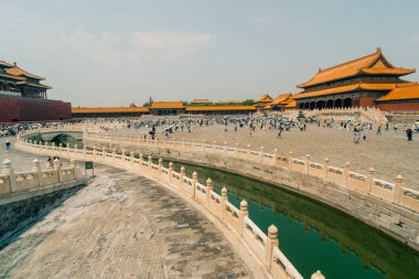 Pekin, Çin - 2 Mayıs 2025 Yasak Şehir Kuzey Kapısı. Yüksek kalite fotoğraf
