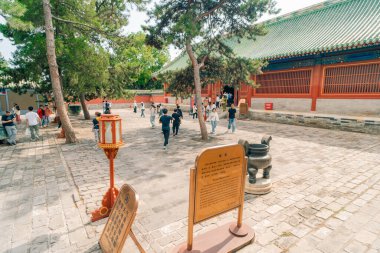 Pekin, Çin - 2 Mayıs 2025 Cennet Tapınağı 'ndaki efsanevi pavyon. Yüksek kalite fotoğraf