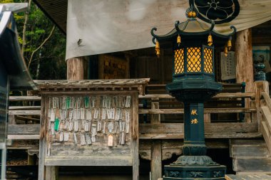 Shikoku, JAPAN - 2 Mayıs 2025 44 numaralı Daihoji Tapınağı, Shikoku haccında. Yüksek kalite fotoğraf