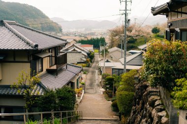 Shikoku, JAPAN - 2 Mayıs 2025 No.41 Ryuko Tapınağı, Shikoku haccında. Yüksek kalite fotoğraf