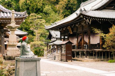 Shikoku, Japonya - 2 Mayıs 2025 No. 50 Hantaji Tapınağı, Shikoku haccında. Yüksek kalite fotoğraf