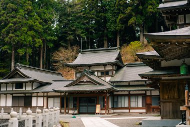 Shikoku, Japonya - 2 Mayıs 2025 Unpen ij Tapınağı No. Shikoku haccında 66 kişi. Yüksek kalite fotoğraf