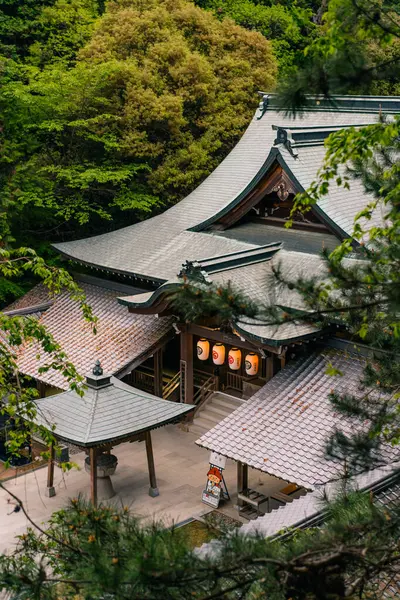 Shikoku, JAPAN - 2 Mayıs 2025 Temple 64, Maegamiji Shikoku haccında. Yüksek kalite fotoğraf