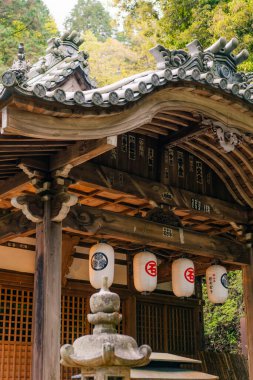 Shikoku, JAPAN - 2 Mayıs 2025 Temple 64, Maegamiji Shikoku haccında. Yüksek kalite fotoğraf