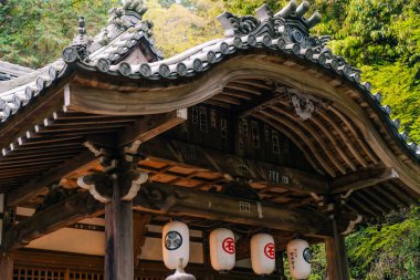 Shikoku, JAPAN - 2 Mayıs 2025 Temple 64, Maegamiji Shikoku haccında. Yüksek kalite fotoğraf