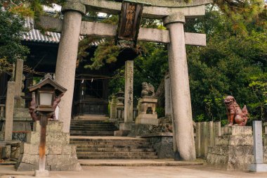 Shikoku, Japonya - 2 Mayıs 2025 Jinne-in Tapınağı No. Shikoku haccında 68 kişi. Yüksek kalite fotoğraf