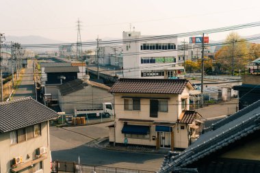  Onomichi Şehri, Hiroşima Bölgesi, Japonya - 11 Ağustos 2025. Yüksek kalite fotoğraf