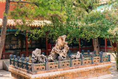 Pekin, Çin Yasak Şehir Kuzey Kapısı 'nda. Yüksek kalite fotoğraf