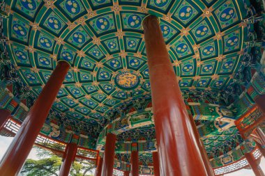 Pekin, Çin - 2 Mayıs 2025 Cennet Tapınağı 'ndaki efsanevi pavyon. Yüksek kalite fotoğraf