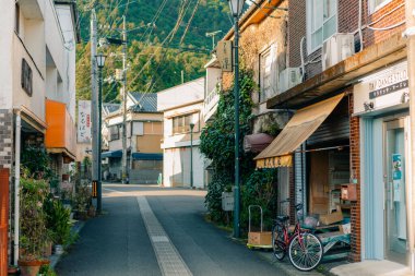 Kochi, Japonya. Shimanto şehrinde 8 Ağustos 2025 kırsal bölge. Yüksek kalite fotoğraf