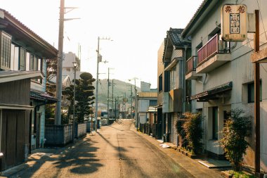 Kochi, Japonya. Shimanto şehrinde 8 Ağustos 2025 kırsal bölge. Yüksek kalite fotoğraf