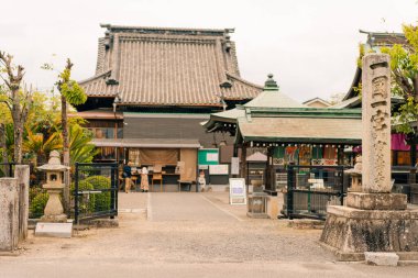 Shikoku, Japonya - 2 Mayıs 2025 No. 62 Houjuji Tapınağı, Shikoku haccında. Yüksek kalite fotoğraf