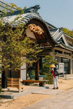 Shikoku, Japonya - 2 Mayıs 2025 No.56 Taisan Tapınağı, Shikoku haccında. Yüksek kalite fotoğraf