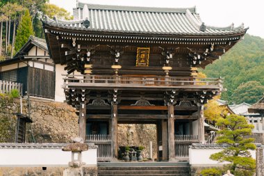 Shikoku, Japonya - 2 Mayıs 2025 No.42 Butsumokuji Tapınağı, Shikoku haccında. Yüksek kalite fotoğraf