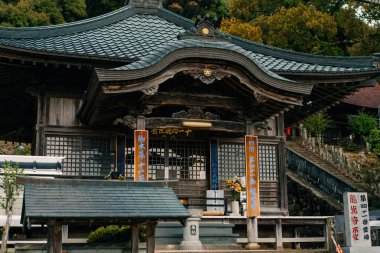 Shikoku, JAPAN - 2 Mayıs 2025 No.41 Ryuko Tapınağı, Shikoku haccında. Yüksek kalite fotoğraf