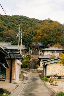 Shikoku, JAPAN - 2 Mayıs 2025 No.41 Ryuko Tapınağı, Shikoku haccında. Yüksek kalite fotoğraf