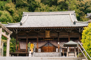 Shikoku, Japonya - 2 Mayıs 2025 No. 50 Hantaji Tapınağı, Shikoku haccında. Yüksek kalite fotoğraf