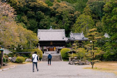 Shikoku, Japonya - 2 Mayıs 2025 No. 50 Hantaji Tapınağı, Shikoku haccında. Yüksek kalite fotoğraf