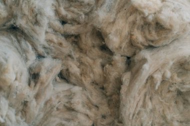 fragment of wool for felting and making products. hands. High quality 4k footage
