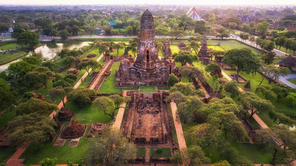 Ayutthaya Ancient Buddhist Temple Chao Phraya River Ayutthaya Thailand — Stock Photo, Image