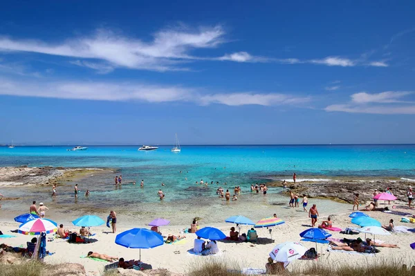 Ses Platgetes Calo Formentera Island Španělsko Června 2022 Hlavní Pohled — Stock fotografie