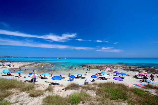 Ses Platgetes Calo Formentera Island Ισπανία Ιουνίου 2022 Κεντρική Άποψη — Φωτογραφία Αρχείου