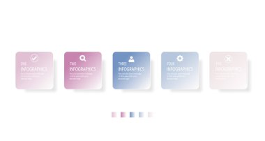 İş vektörü illüstrasyonunuz için bilgi tasarımı unsurları. eps10