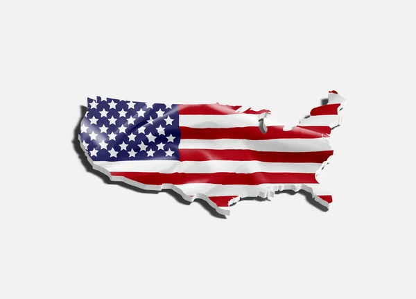America Map Illustration Background Style Background Pray United State America — Foto de Stock