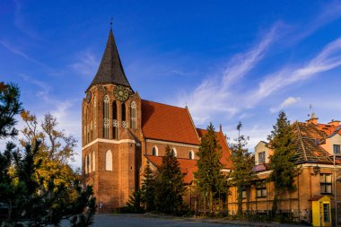 Pruszcz Granski 'deki eski gotik Katolik Kilisesi