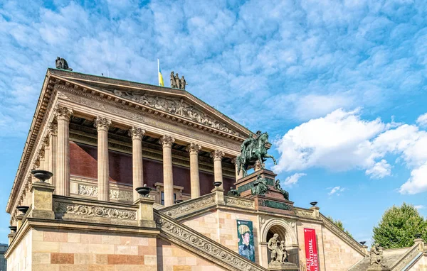 Berlin Niemcy Września 2022 Klasyczna Barokowa Fasada Starej Galerii Narodowej — Zdjęcie stockowe