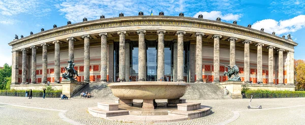 Berlin Niemcy Września 2022 Klasyczna Fasada Muzeum Altesa Stare Muzeum — Zdjęcie stockowe