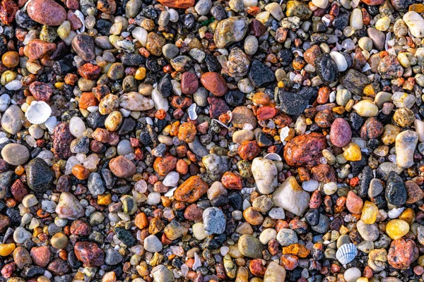 Πολύχρωμες Πέτρες Στη Θάλασσα — Φωτογραφία Αρχείου
