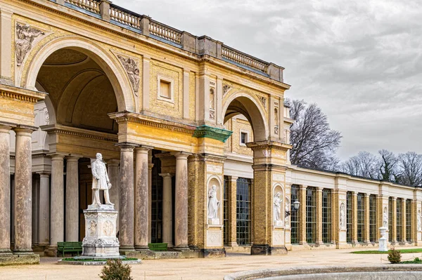 Potsdam Brandeburgo Alemania Enero 2023 Antiguo Palacio Real Sanssouci Parque — Foto de Stock