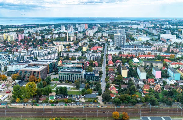 Промышленный Городской Пейзаж Гданьска — стоковое фото