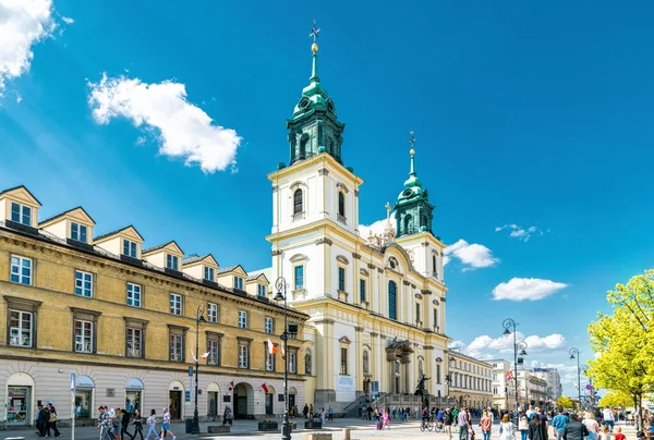 Varsovia Polonia Mayo 2022 Paisaje Urbano Vacaciones Del Distrito Histórico —  Fotos de Stock