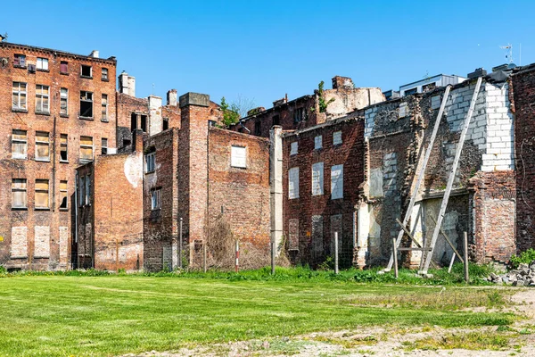 Разрушенный Дом Последствия Второй Рабочей Войны Европе Лицензионные Стоковые Фото
