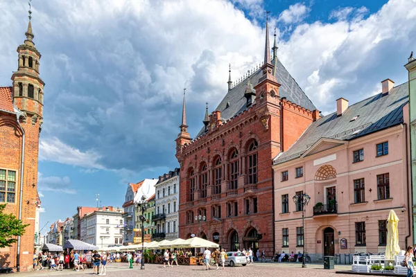 Torun Polen Juni 2023 Prachtige Oude Gebouwen Historische Middeleeuwse Oude — Stockfoto