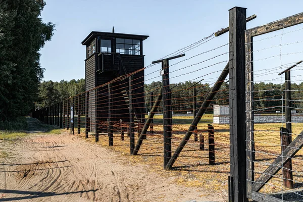 Stegna Polska Czerwca 2023 Stutthof Niemiecki Obóz Koncentracyjny Historyczny Pomnik — Zdjęcie stockowe