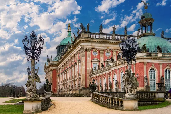 Новий Палац Потсдамі Німеччина Нейс Пале Ліцензійні Стокові Зображення