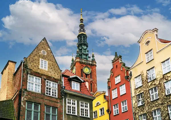 Stadhuis Klokkentoren Gdansk — Stockfoto