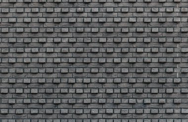 Gri tuğla yıpranmış duvar arkaplanı