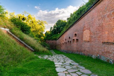 Gdansk 'taki Gradowa Tepesi. Eski kasaba manzarası